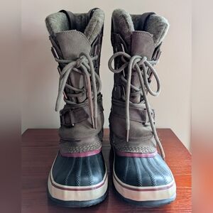 Sorel Joan of Arctic Premium Winter Boots • Peatmoss • Women’s 6.5 • Waterproof